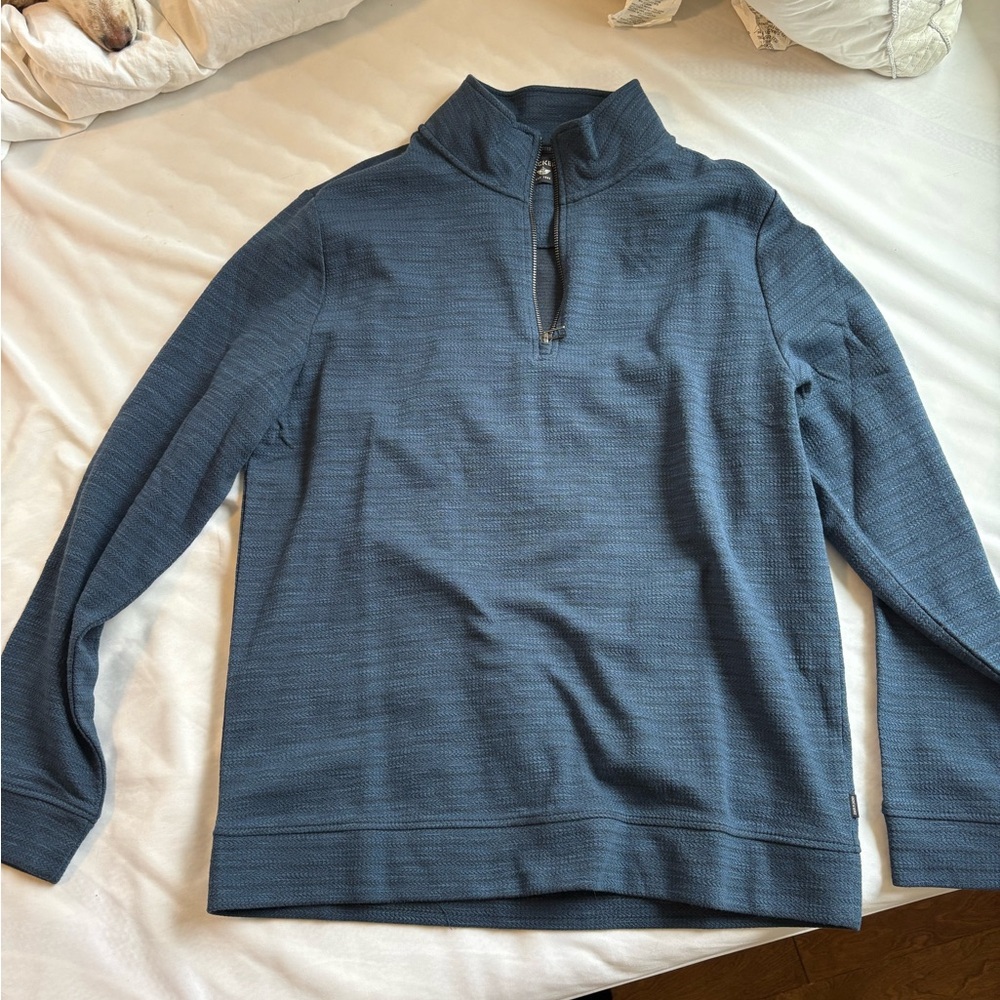 Dockers Men's Navy Zip-Up Sweater